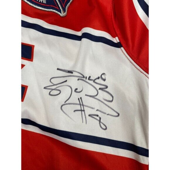 Nike Men's L Red Jersey Poly Chicago Fire FC Soccor Club Vintage 90s Signed - Picture 11 of 11